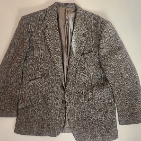 Harris Tweed Other - Harris Tweed Classic Gray Men's Blazer 100% Scottish Wool